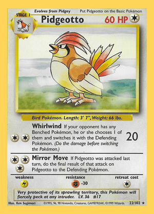 Pidgeotto (22/102) - Base (Unlimited)