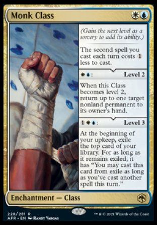 Monk Class (Dungeons & Dragons: Adventures in the Forgotten Realms) Trading Card