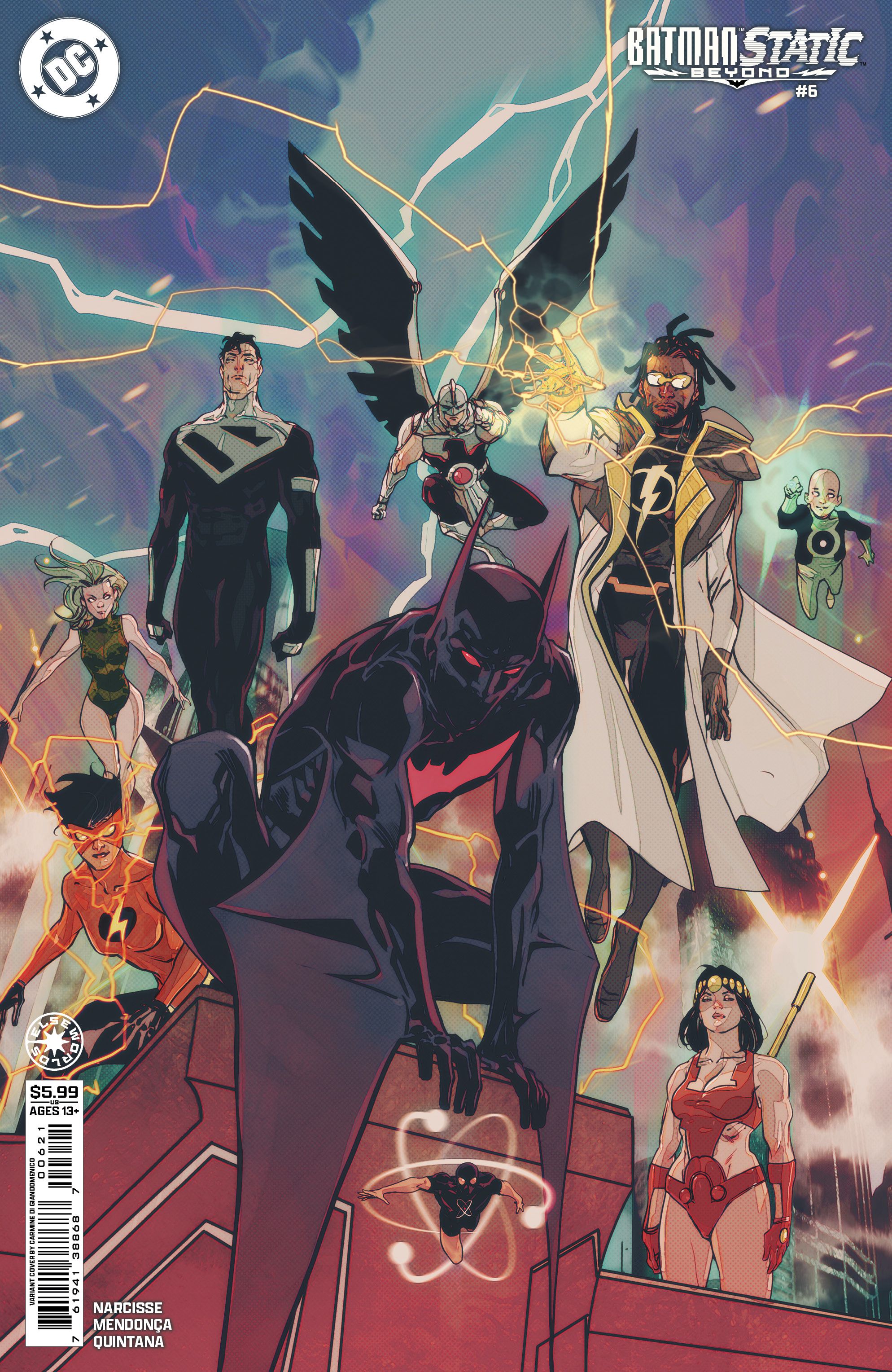 Batman / Static: Beyond #6 (Cvr B Carmine Di Giandomenico Card Stock Variant) Comic