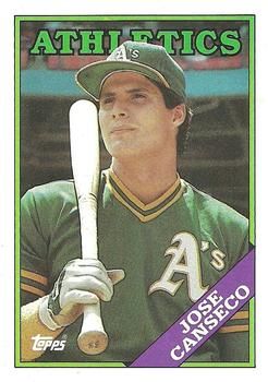 Baseball MLB 1987 Topps #620 Jose Canseco Athletics