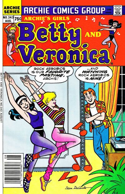Archie's Girls Betty and Veronica #343 Comic