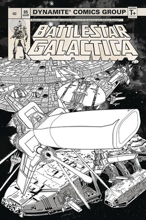 Battlestar Galactica Classic #5 (20 Copy Hdr B&w Cover)