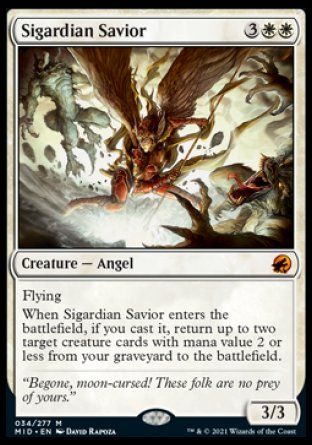 Sigardian Savior (Innistrad: Midnight Hunt) Trading Card