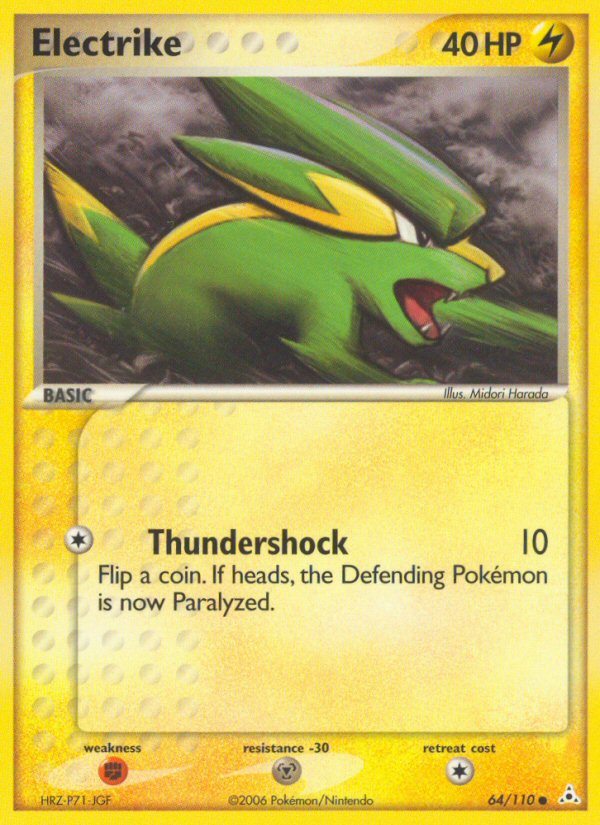 Electrike (64/110) - Holon Phantoms Pokémon Card