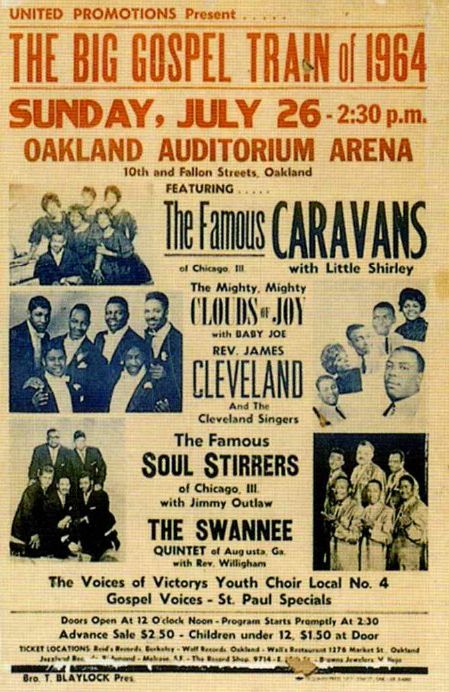 AOR-1.53 Big Gospel Train of 1964 Concert Poster