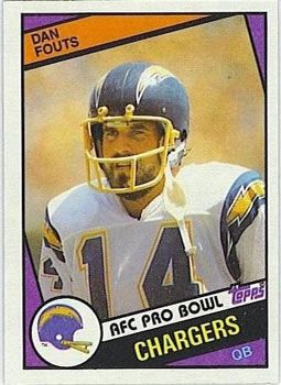 Dan Fouts 1984 Topps #179 Sports Card