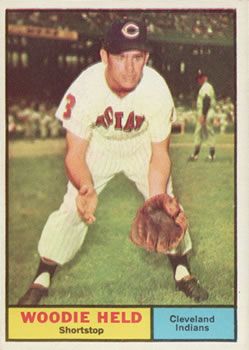 Woodie Held 1961 Topps #60 Sports Card