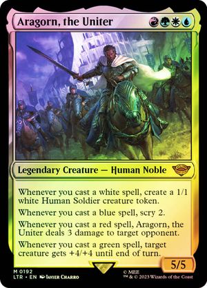 Aragorn, the Uniter (The Lord of the Rings - Foil)