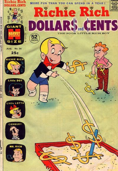 Richie Rich Dollars and Cents #56 Comic