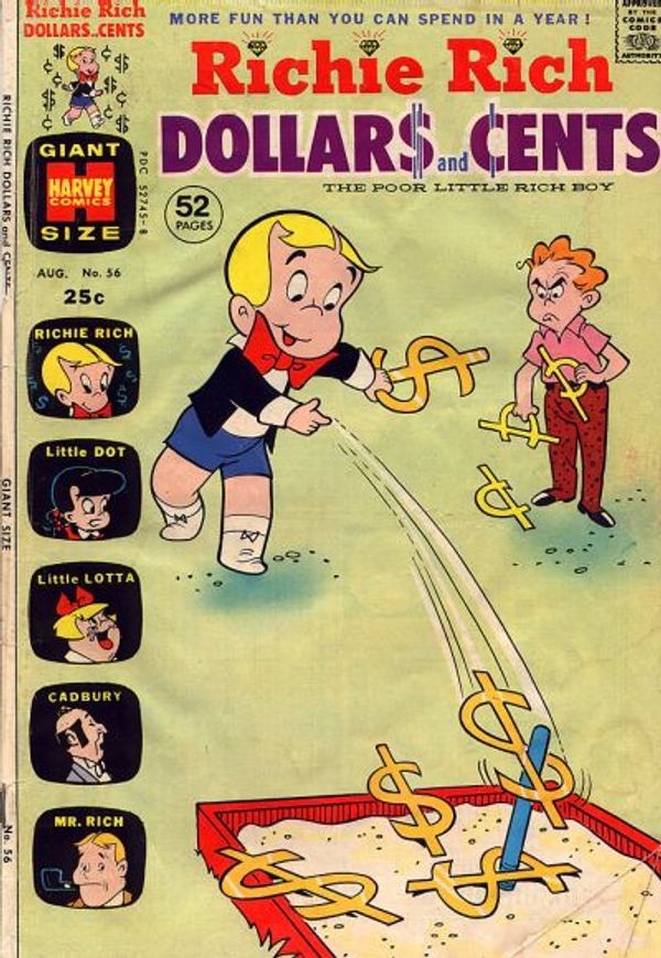 Richie Rich Dollars and Cents #56