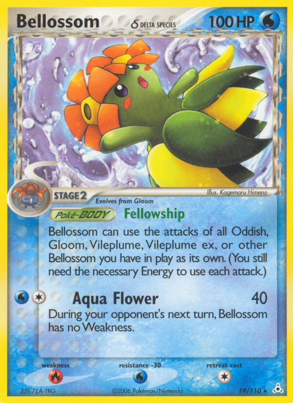 Bellossom δ (19/110) - Holon Phantoms Pokémon Card