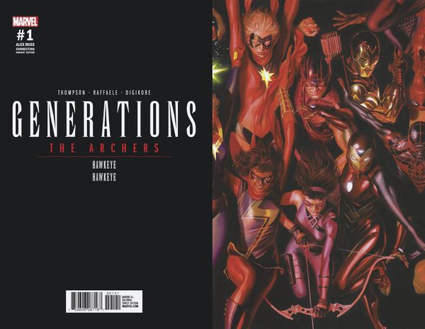 Generations: Hawkeye & Hawkeye #1 (Ross Connecting Variant B)
