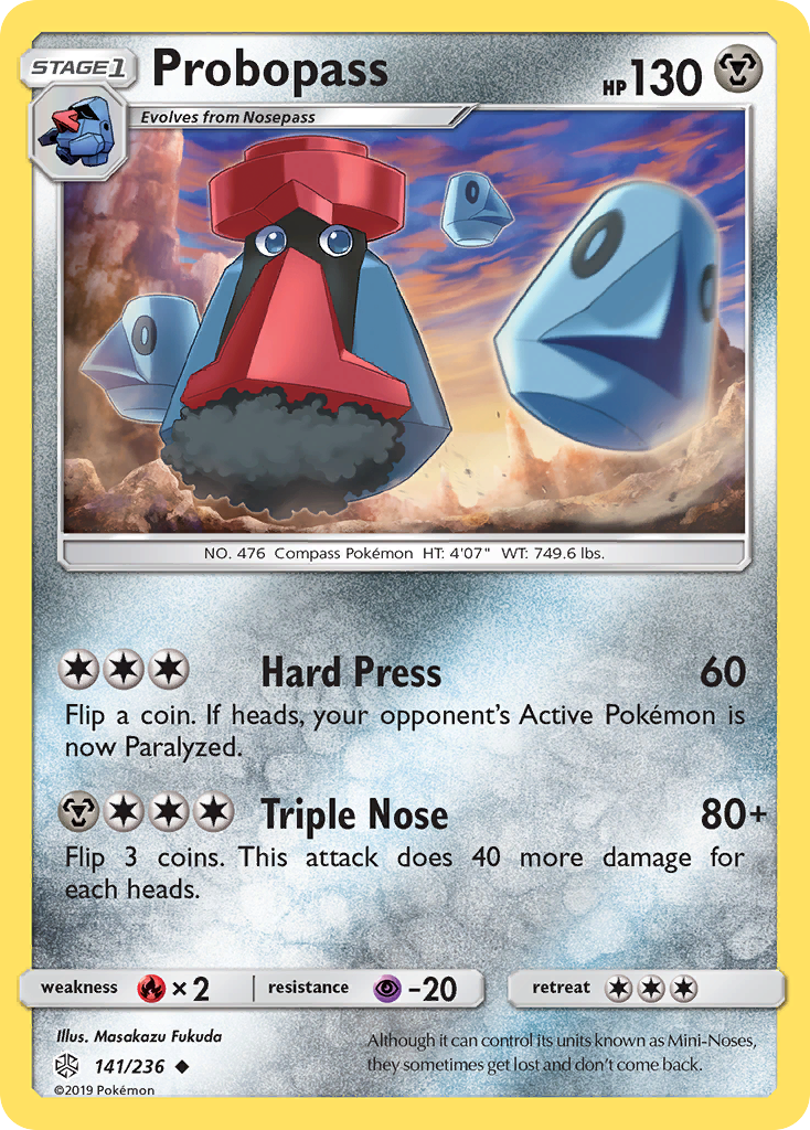 Probopass (141/236) - Cosmic Eclipse Pokémon Card