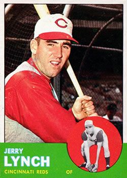 Jerry Lynch 1963 Topps #37 Sports Card