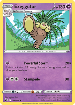 Exeggutor (58/159) - Crown Zenith