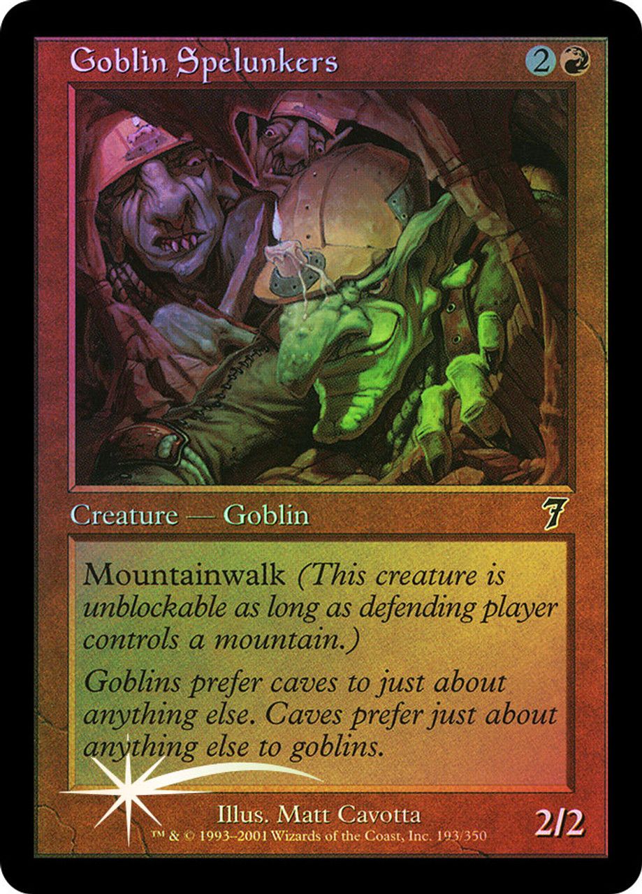 Goblin Spelunkers (7th Edition - Foil) Trading Card