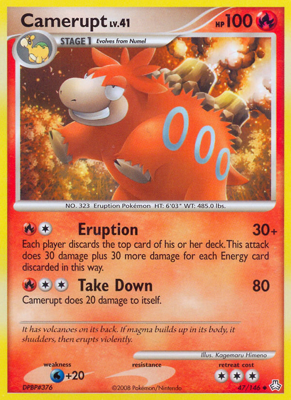 Camerupt (47/146) - Legends Awakened Pokémon Card