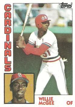  1986 Topps Baseball Card #580 Willie McGee