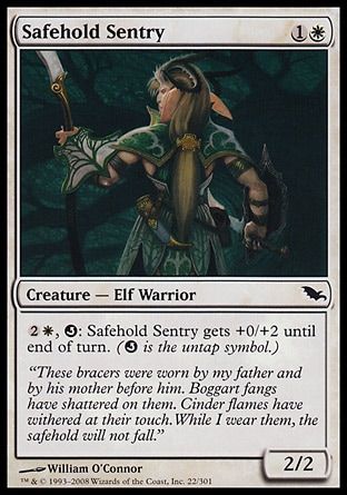 Safehold Sentry (Shadowmoor) Trading Card