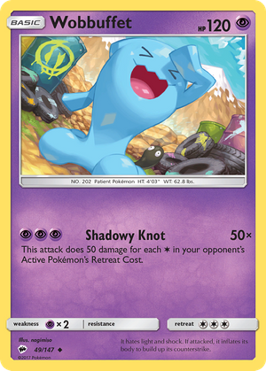 Wobbuffet (49/147) - Burning Shadows