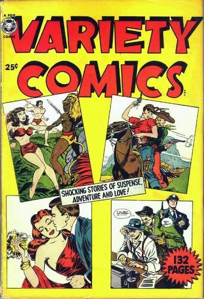 Variety Comics Comic
