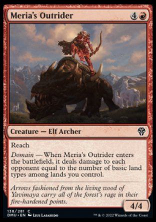 Meria's Outrider (Dominaria United) Trading Card