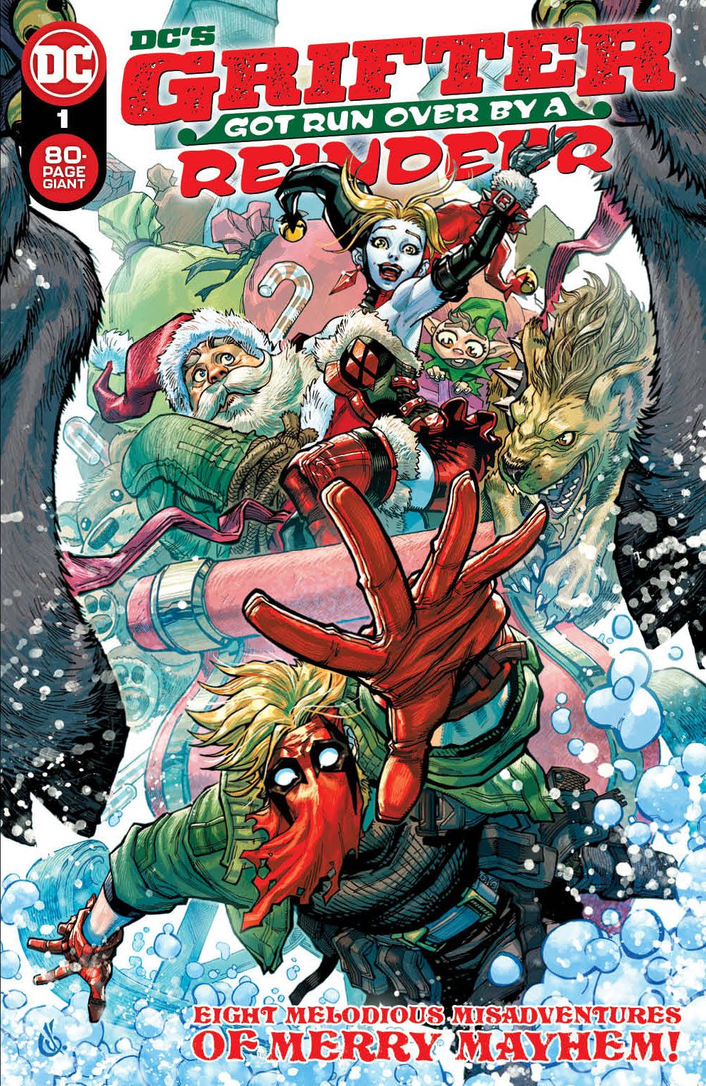 DC's Grifter Got Run Over by a Reindeer Comic