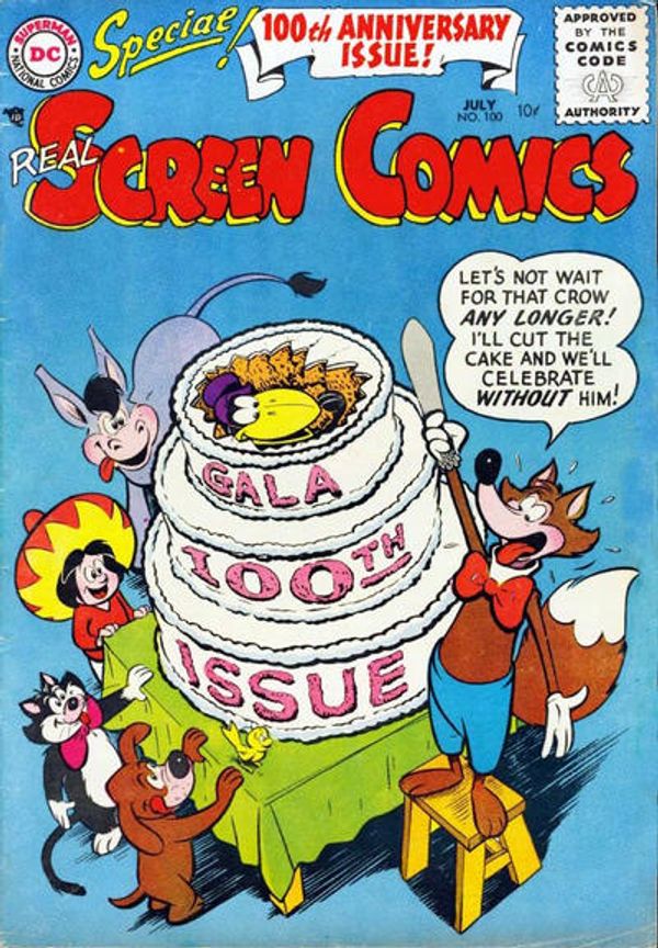 Real Screen Comics #100