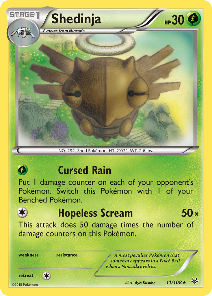 Shedinja (11/108) - Roaring Skies Pokémon Card