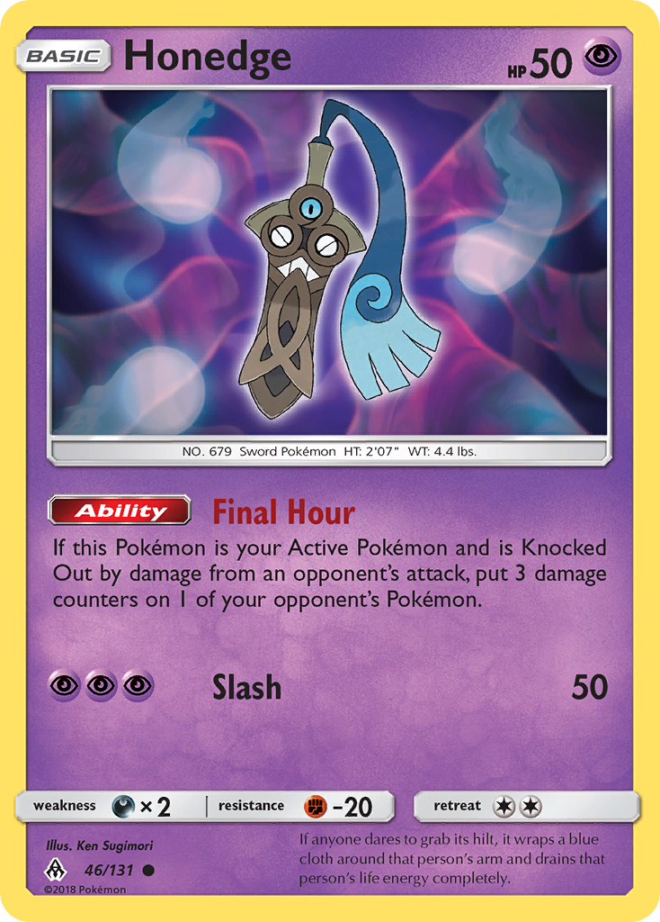 Honedge (46/131) - Forbidden Light Pokémon Card