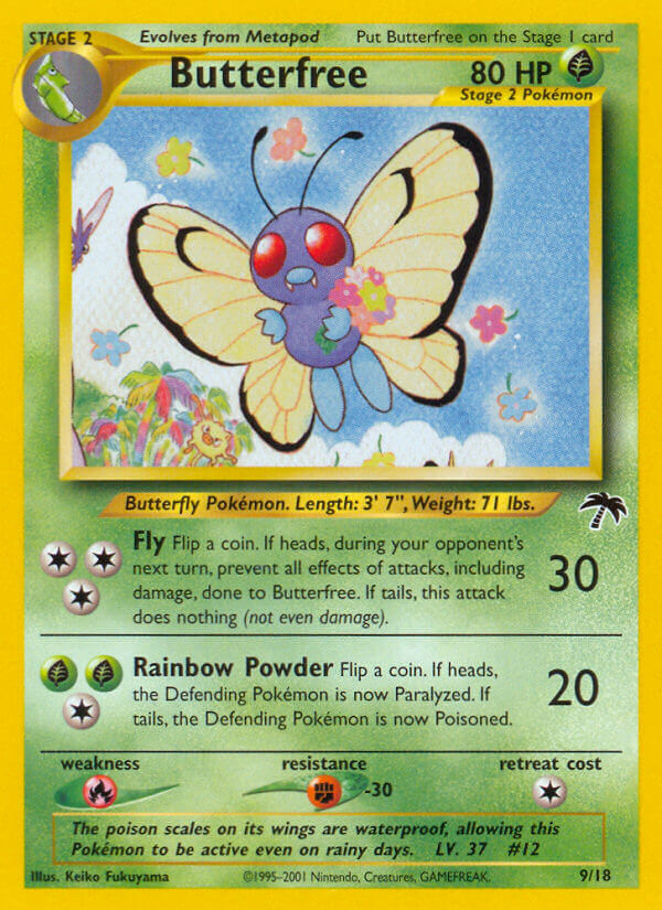 Butterfree (9/18) - Southern Islands Pokémon Card