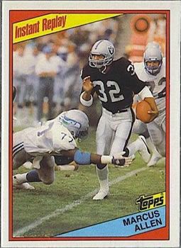 Marcus Allen 1984 Topps #99 Sports Card