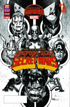 Deadpools Secret Secret Wars #1 (C2E2 Previews Exclusive Inked Variant)