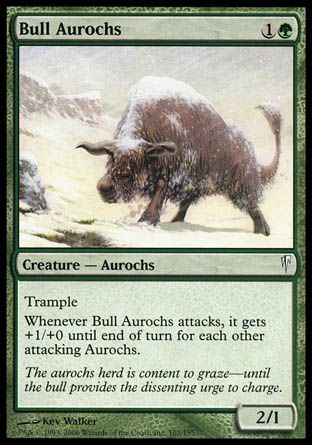 Bull Aurochs (Coldsnap) Trading Card