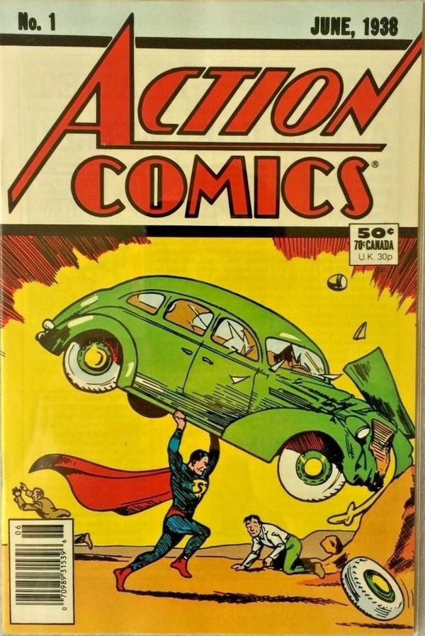 Action Comics #1 (1988 Reprint w/UPC)