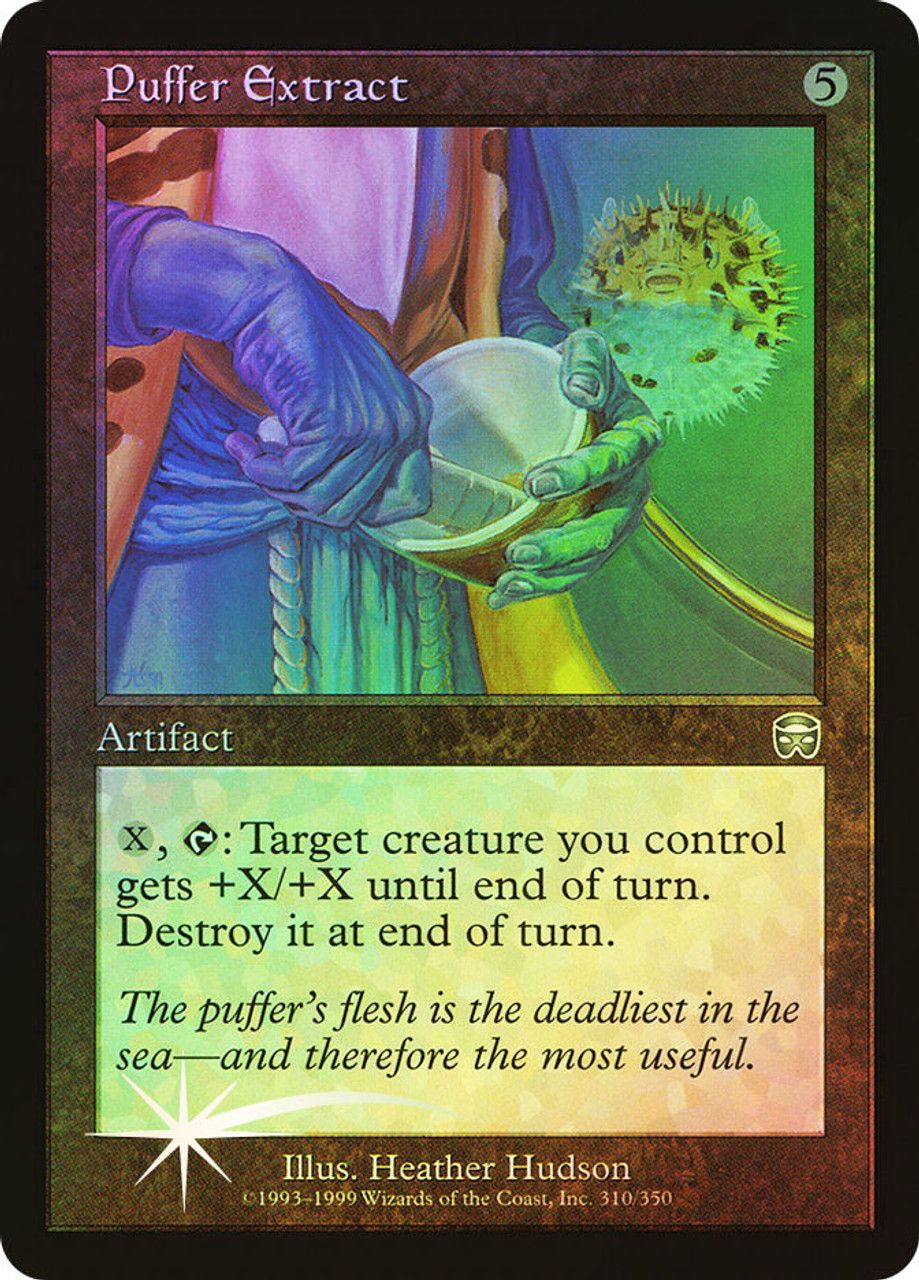 Puffer Extract (Mercadian Masques - Foil) Trading Card