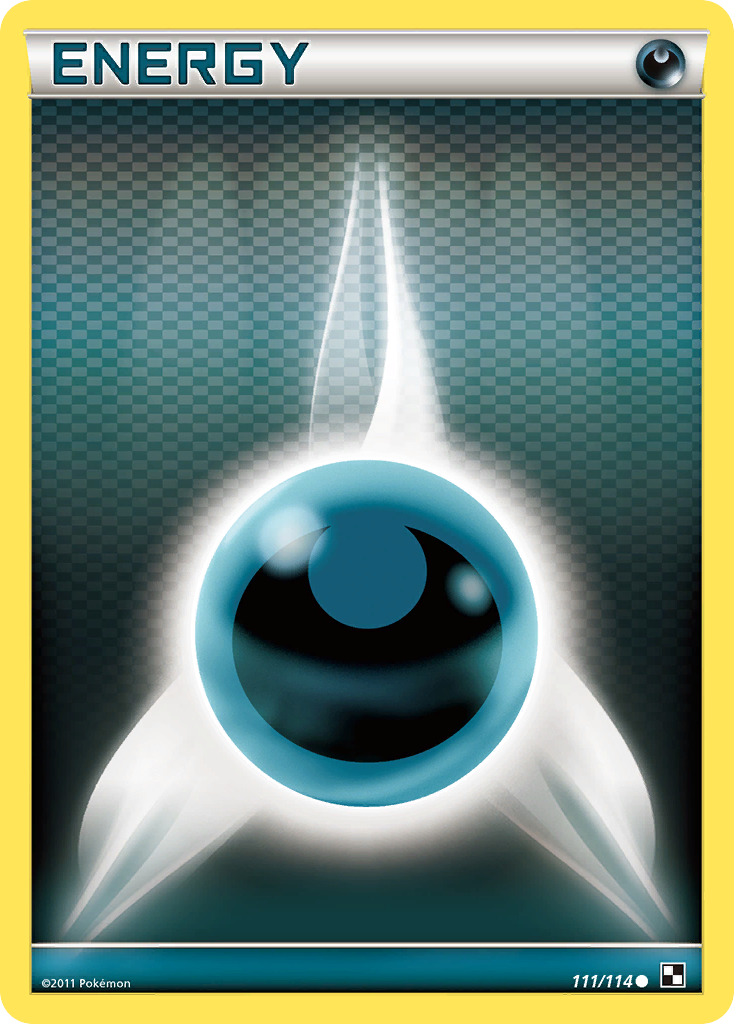 Darkness Energy (111/114) - Black & White Pokémon Card