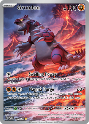 Groudon (199/182) - Paradox Rift