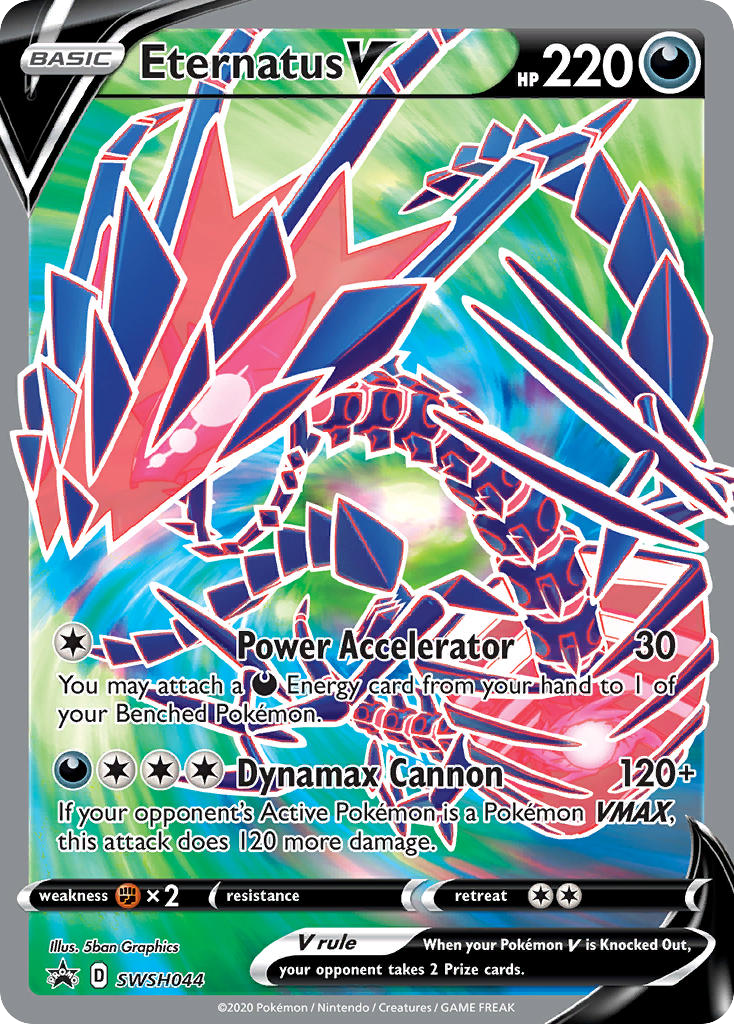 Eternatus V (SWSH044) - SWSH Black Star Promos Pokémon Card