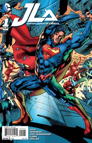 Justice League Of America #1 (Superman Variant Cover)
