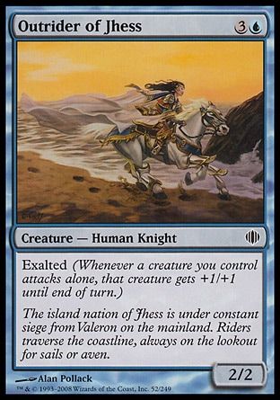 Outrider of Jhess (Shards of Alara) Trading Card