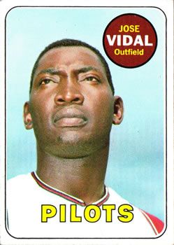 Jose Vidal 1969 Topps #322 Sports Card