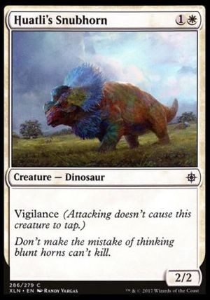 Huatli's Snubhorn (Ixalan)