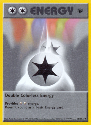 Double Colorless Energy (96/102) - Base (1st Edition)