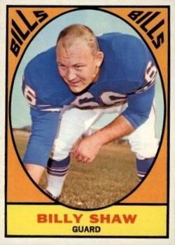 Billy Shaw 1967 Topps #28 Sports Card
