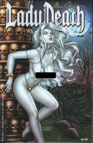 Lady Death: Pin Ups #1 (Moon Glow Ivory Edition)