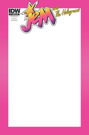 Jem &amp; The Holograms #8 (Artist Cover Blank Sketch Variant)