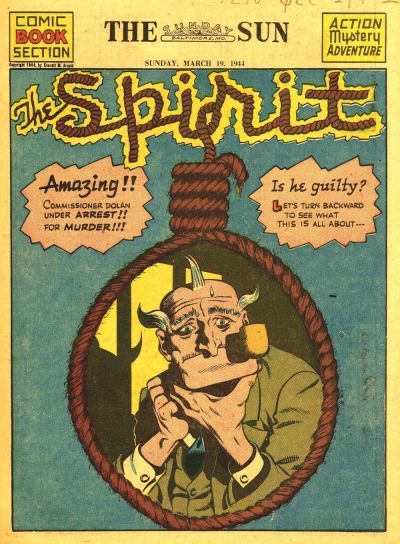 Spirit Section #3/19/1944 Comic