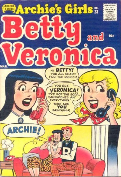 Archie's Girls Betty and Veronica #23 Comic