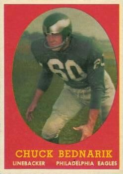 Chuck Bednarik 1958 Topps #35 Sports Card